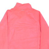 COLUMBIA Womens Pink Jacket L Polyester Blend Fleece Zip Outdoor Casual Warm
