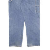 DICKIES Mens Jeans Blue Relaxed Straight Denim Medium W40 L32 Workwear Zip