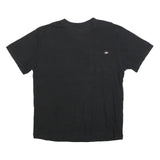 DICKIES Mens Black Pocket T-Shirt L Short Sleeve Crew Neck Casual Cotton Blend