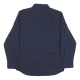 CARHARTT Mens Blue Workwear Shirt M Think Big Northwest Logo Brandon Embroidery