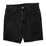 Levis Denim Shorts - 38W 10L Black Cotton