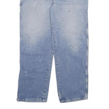 DICKIES Mens Jeans Blue Regular Straight Denim Medium W40 L32 Workwear Zip