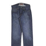 LEVI'S 511 Skinny Mens Jeans Blue Slim Denim Medium W32 L34 Stretch Zip