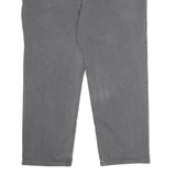 CARHARTT Mens Cotton Blend Relaxed Fit Grey Workwear Trousers W42 L30 Zip Pocket