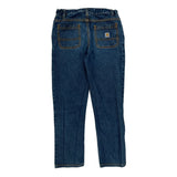 Age 8 Carhartt Double Knee Jeans - Smallw 26L Blue Cotton Blend