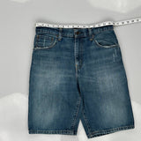 569 Levis Denim Shorts - 30W 12L Blue Denim