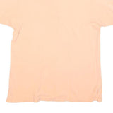 LACOSTE Womens Peach Short Sleeve Plain Polo Shirt M Classic Cotton Blend
