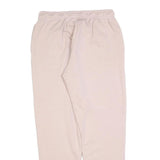 NIKE Womens Joggers Beige Slim Tapered M W28 L28 Cotton Blend Sweatpants