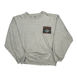 North Shore Brewing Co. Crazy Shirts Graphic Sweatshirt - Large Grey Cotton