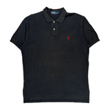 Polo By Ralph Lauren Polo Shirt - Large Black Cotton