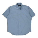 Blake Ralph Lauren Short Sleeve Shirt - Large Blue Cotton