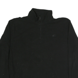 STARTER Mens Black Plain Cotton Pullover Crew Neck Basic Knit XL Lightweight