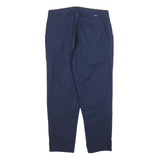 PATAGONIA Womens Cotton Blend Navy Regular Straight Trousers W31 L27 Comfortable