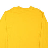 CHAMPION Mens Yellow Colorado College Long Sleeve Crew Neck T-Shirt XL Cotton