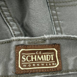 Schmidt Cargo Carpenter Trousers - 36W 30L Grey Cotton