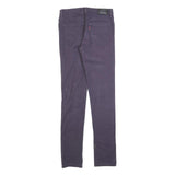 LEVI'S Womens Slim Purple Cotton Blend Denim Jeans W28 L33 Classic Zip Pockets