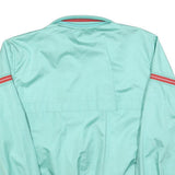 HIPPO Womens Blue Zip Jacket L Polyester Casual Track Style Retro Striped