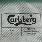 Denmark Carlsberg Football Shirt - Large Green Polyester