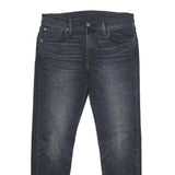 LEVI'S 512 Tapered Mens Jeans Blue Slim Tapered Denim Medium W30 L28 Cotton