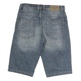 ANGELO LITRICO Mens Blue Casual Denim Shorts M W36 Cotton Relaxed Fit
