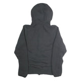 NIKE Mens Black Full Zip Hoodie M Sportswear Casual Cotton Sweatshirt