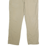 CARHARTT Mens Cotton Blend Beige Relaxed Straight Trousers W40 L34 Workwear Zip