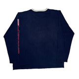 Polo By Ralph Lauren Spellout Long Sleeve T-Shirt - XL Navy Cotton