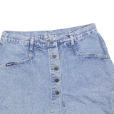 WRANGLER Womens Denim Shorts Light Blue S W28 Button Fly Casual Summer