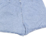 WRANGLER Womens Denim Shorts Light Blue S W28 Button Fly Casual Summer