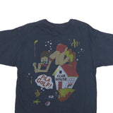 FILA Mens Navy Blue Graphic T-Shirt M Short Sleeve Crew Neck Golf Clubhouse