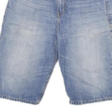 LOIS JEANS Womens Denim Blue Casual Shorts L W30 Cotton Blend