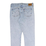LEVI'S 501S Mens Jeans Blue Regular Straight Denim Light W32 L29 Classic Cotton