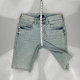 True Religion Denim Shorts - 33W 12L Light Wash Cotton