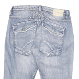 IL DOLCE Mens Denim Blue Classic Fit Cotton Blend XL W32 Shorts Casual Stylish