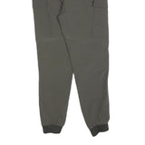 ZARA Womens Polyester Blend Green Regular Cargo Trousers W26 L26 Elastic Cuffs