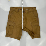 Levis Cargo Shorts - 36W 10L Brown Cotton