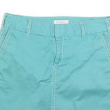 MERONA Womens Blue Cotton Blend Skirt Mini Casual Straight Zip Pocket M