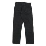 LEVI'S Mens Regular Black Jeans Cotton Button W34 L31 Classic Straight Fit Denim