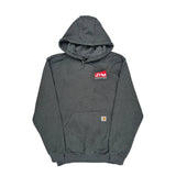 1200 Stewart Carhartt Graphic Hoodie - Medium Gray Cotton