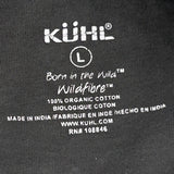 Kuhl Long Sleeve T-Shirt - Large Black Cotton