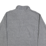 DISNEY Mens Grey Disneyland Mickey Mouse Quarter Zip S Sweatshirt