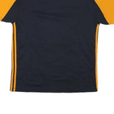 ADIDAS Mens Orange & White Modern T-Shirt M Short Sleeve Crew Neck Sports