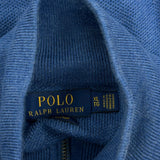 Polo By Ralph Lauren 1/4 Zip - XL Blue Cotton