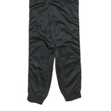 KAPPA Womens Joggers Black & White Slim Tapered M W28 L28 Logo Tape