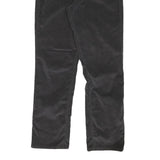 CALVIN KLEIN JEANS Womens Cotton Blend Black Regular Straight Trousers W32 L29