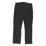 CALVIN KLEIN JEANS Womens Cotton Blend Black Regular Straight Trousers W32 L29