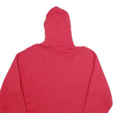 LEE Mens Red Zip Up Hoodie L Prado View Graphic Pocket Casual Cotton Blend