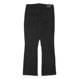 LEVI'S Womens Black Regular Fit Straight Denim Jeans W31 L29 Classic Zip Closure