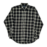 Blake Ralph Lauren Checked Shirt - Large Black & White Cotton