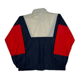 80'S Adidas Oversized Windbreaker - Medium Beige Nylon